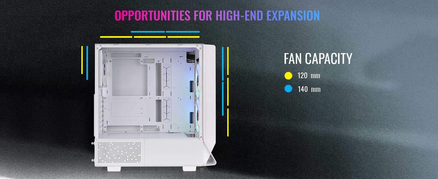 Thermaltake Ceres 330 TG ARGB Mid Tower E-ATX Case